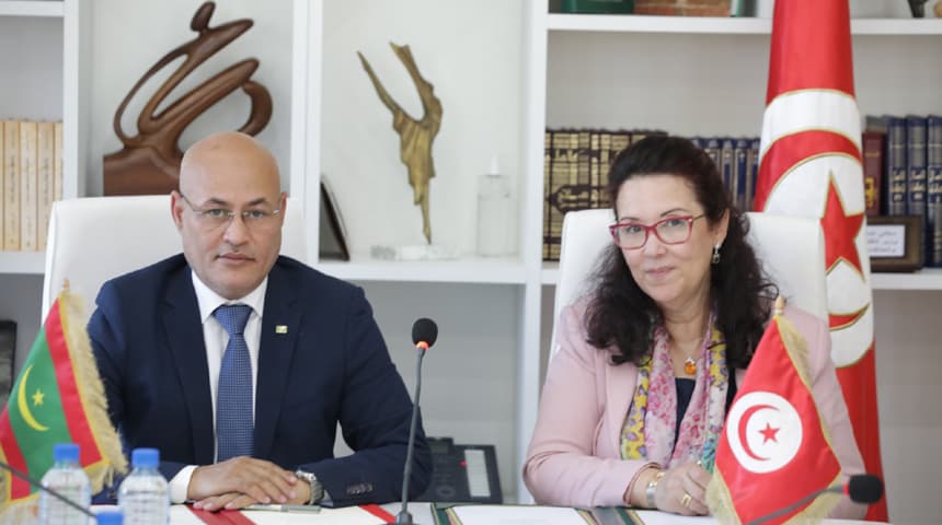 توقيع برنامج تنفيذي للتعاون الثقافي بين تونس وموريتانيا